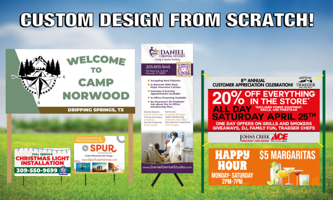 Gig Preview - Design your sign or banner