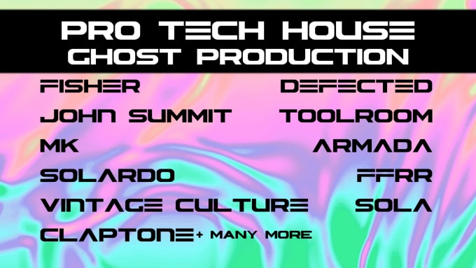 Gig Preview - Ghost produce a professional house record for top record labels