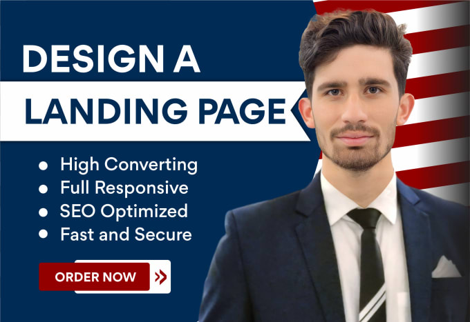 Gig Preview - Design unique landing page for your business