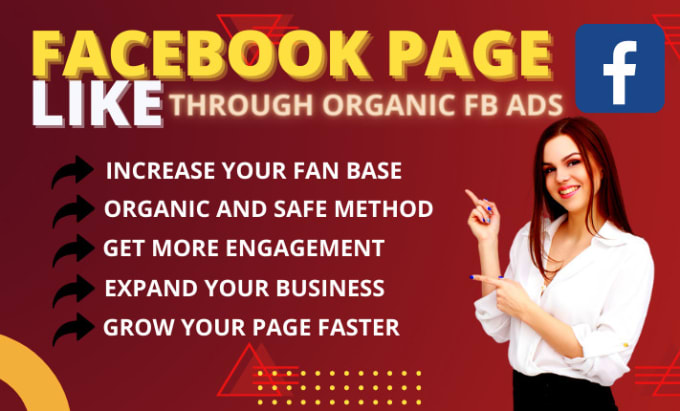 Gig Preview - Do organic facebook page promotion for page growth to niche related audiences