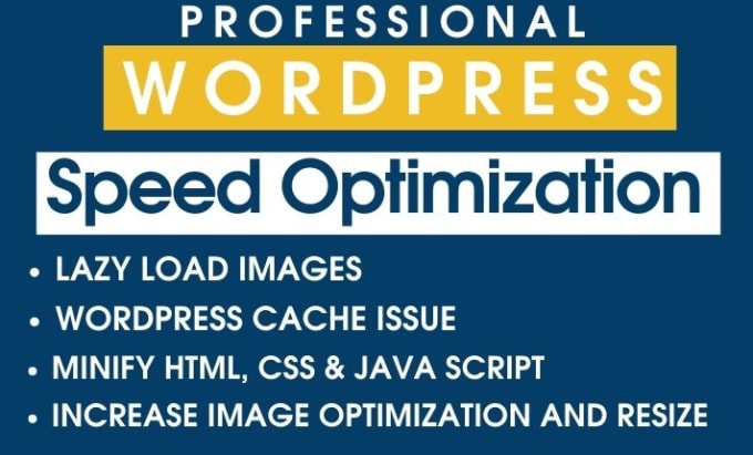 Gig Preview - Do wordpress website speed optimization and increase page loading speed and time