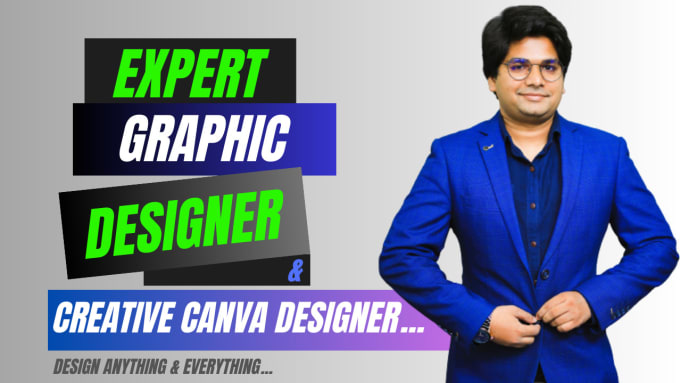 Gig Preview - Be your expert graphics designer for your business