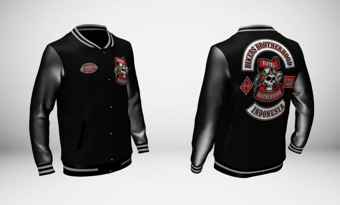 Gig Preview - Create 3d varsity jacket rotation mockup