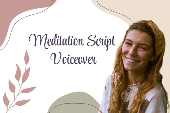 Gig Preview - Narrate your meditation script