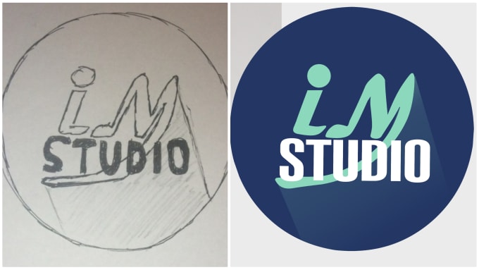 Gig Preview - Convert your hand drawing into a digital vector logo