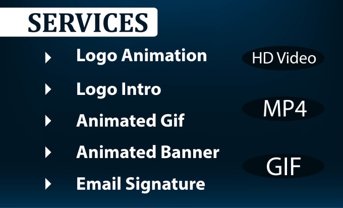 Gig Preview - Create custom animated logo intro animation, animated gif professionally