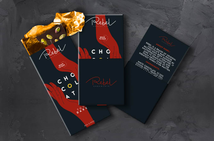 Bestseller - do unique chocolate packaging bar, wrapper and box design