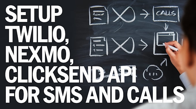 Bestseller - setup twilio, plivo, nexmo, clicksend API for SMS, voice calls, and custom flow