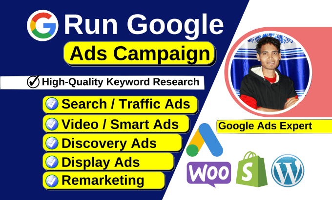 Gig Preview - Create, optimize and manage your google ads, PPC campaign