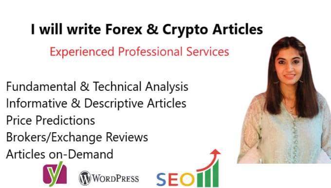 Bestseller - write articles for cryptos and forex