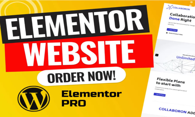 Gig Preview - Be your elementor expert, elementor designer, elementor developer