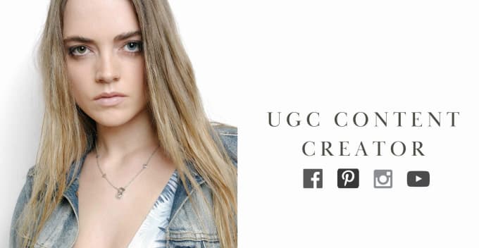 Gig Preview - Be your model and ugc content creator