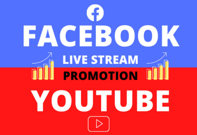 Gig Preview - Do organic live stream promotion facebook and youtube