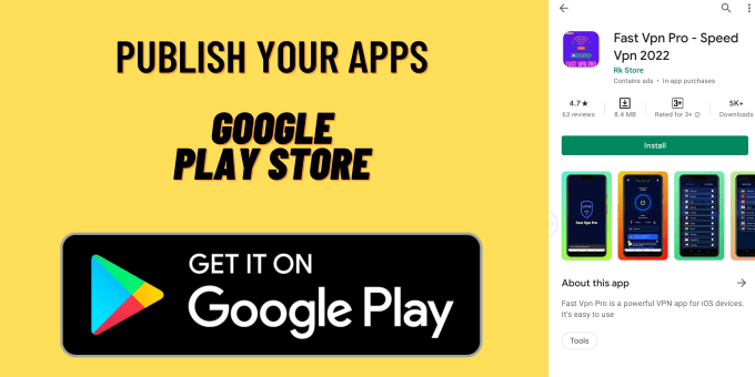 Gig Preview - Publish or promote your apps and games at play store