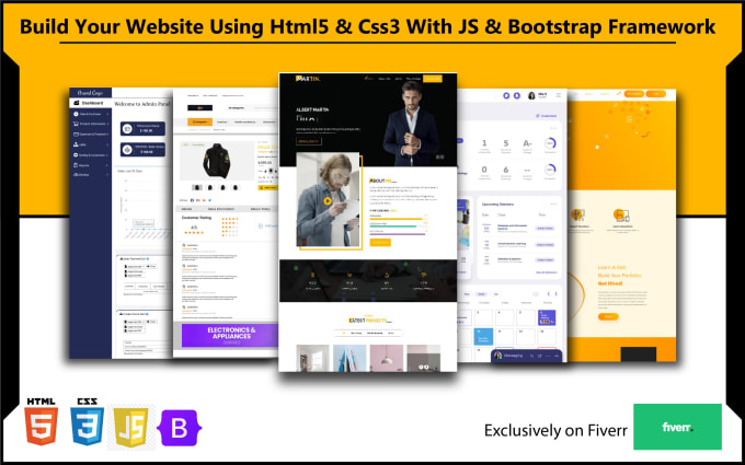 Gig Preview - Create responsive any html website design