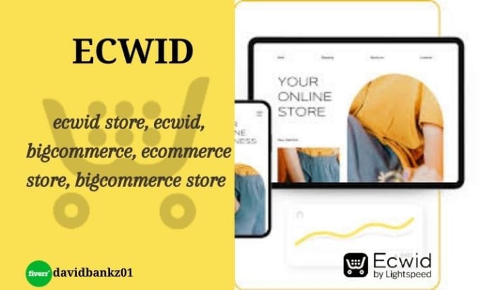 Gig Preview - Design ecwid store, ecommerce store or bigcommerce store with ecwid, bigcommece