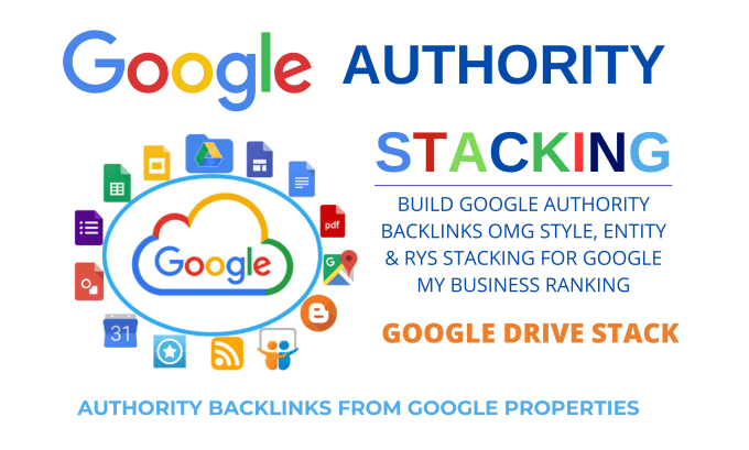 Gig Preview - Create google authority stacking entity and rys stacking for local SEO