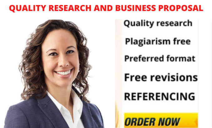 Gig Preview - Write your business proposal, articles and research proposal