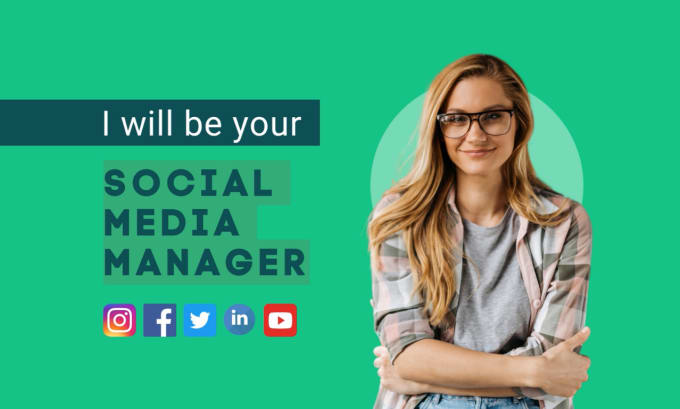 Gig Preview - Be your awesome social media marketing manager and content creator