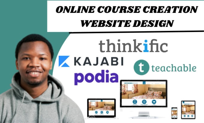 Gig Preview - Do thinkific, kajabi, teachable online course website virtual assistant