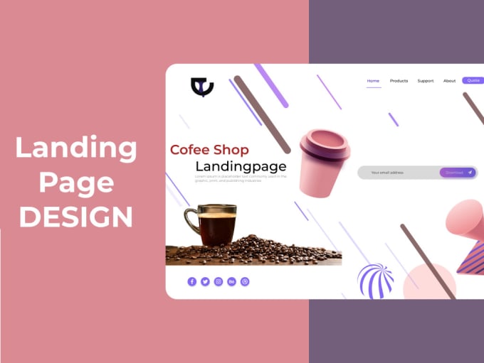 Gig Preview - Build an unseen landing page design in 24h