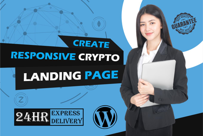 Gig Preview - Create crypto website, design cryptocurrency website