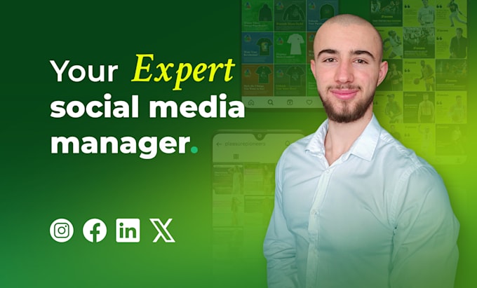 Gig Preview - Be your social media manager