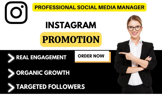 Gig Preview - Manage and do instagram organic promotion