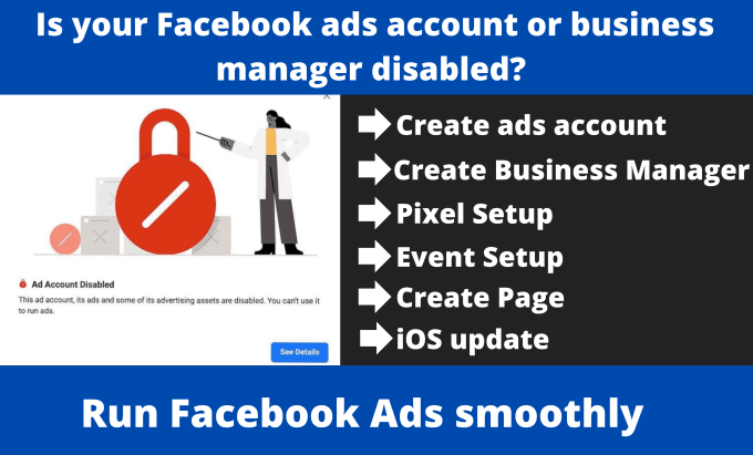 Gig Preview - Create a fresh facebook business manager, ads account