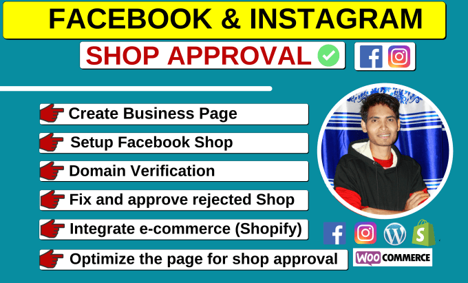 Bestseller - setup facebook, instagram ads and shop approved, connect with shopify