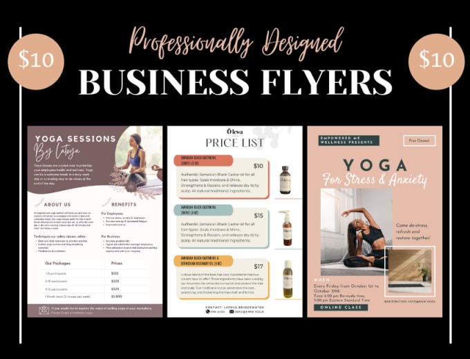 Gig Preview - Design a professional flyer for your business