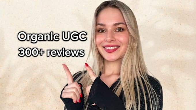 Gig Preview - Record ads and ugc content for your instagram, tiktok blonde female model