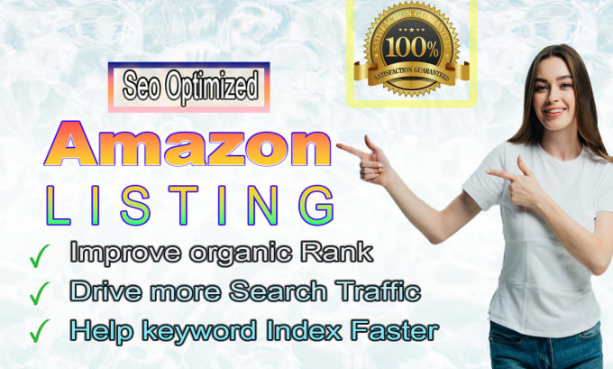 Gig Preview - Amazon product listing description with SEO amazon listing optimization pl VA