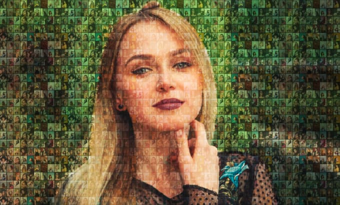 Gig Preview - Make an amazing mosaic photo collage