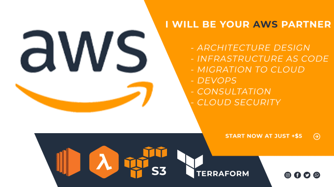 Gig Preview - Aws solutions architect and devops partner