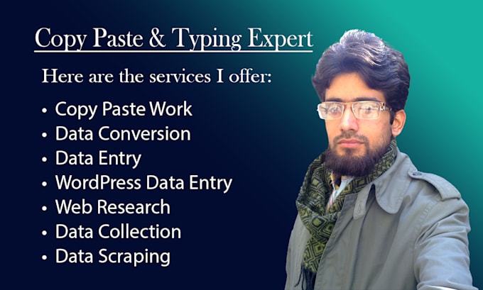 Bestseller - do data entry, web scraping, and data cleaning