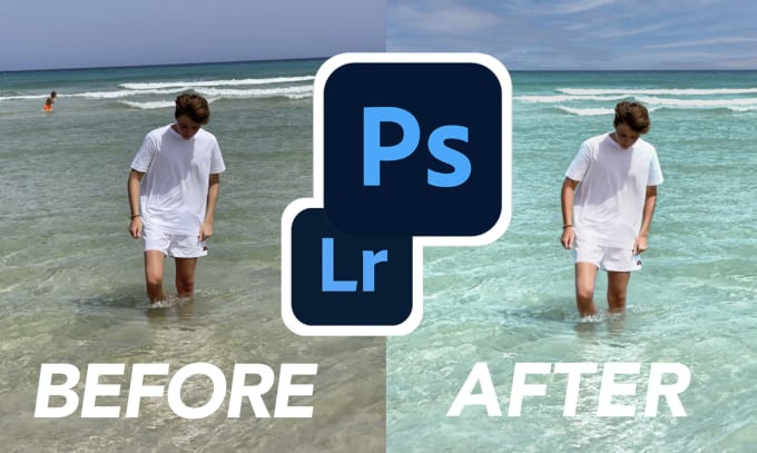 Gig Preview - Edit and retouch your photos in lightroom and photoshop