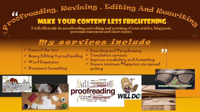 Gig Preview - Do professional proofreading and grammar checking within 24 hours