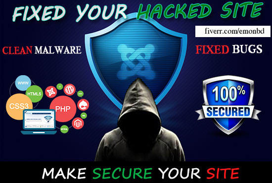 Gig Preview - Fix your hacked joomla site clean malware