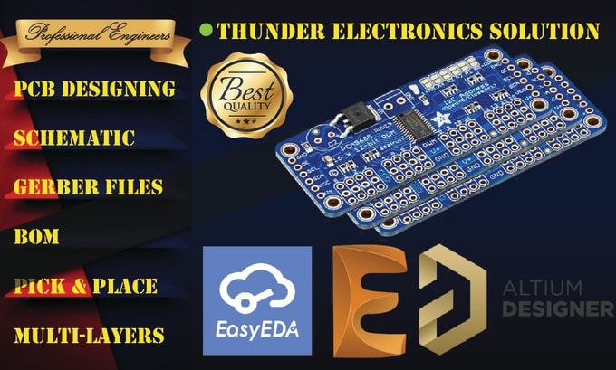 Gig Preview - Design schematics, pcb boards, gerber files, bom