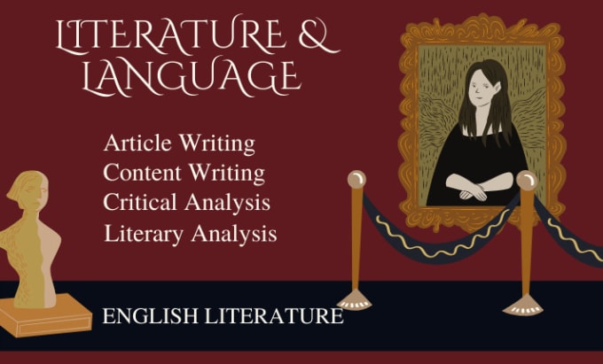 Gig Preview - Do english literature articles and critical analysis