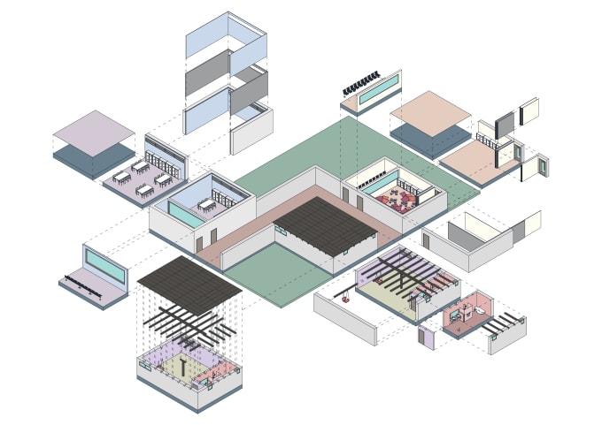 Gig Preview - Architectural urban digrams and illustrations