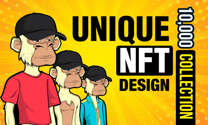 Bestseller - design unique characters with traits for nft art collection