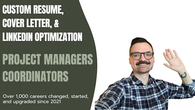 Gig Preview - Write a professional new project manager, coordinator, pmp resume