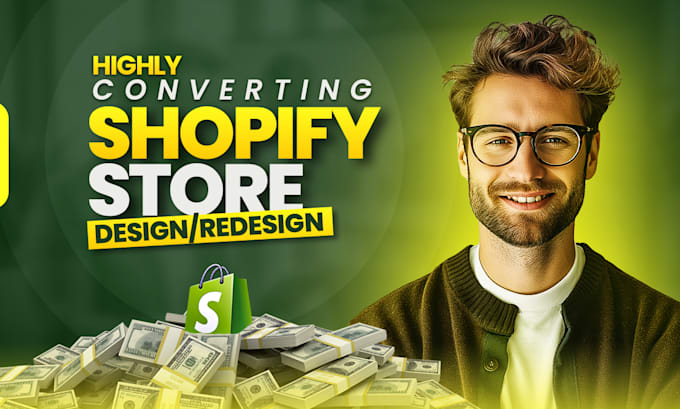 Gig Preview - Create a shopify website or shopify dropshipping website