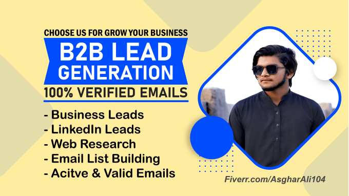 Bestseller - provide b2b lead generation email address list for any targeted business