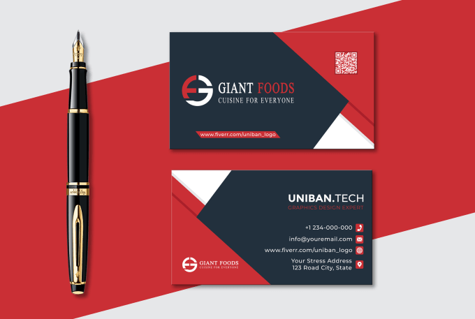 Gig Preview - Design print ready visiting card, modern and professional business cards