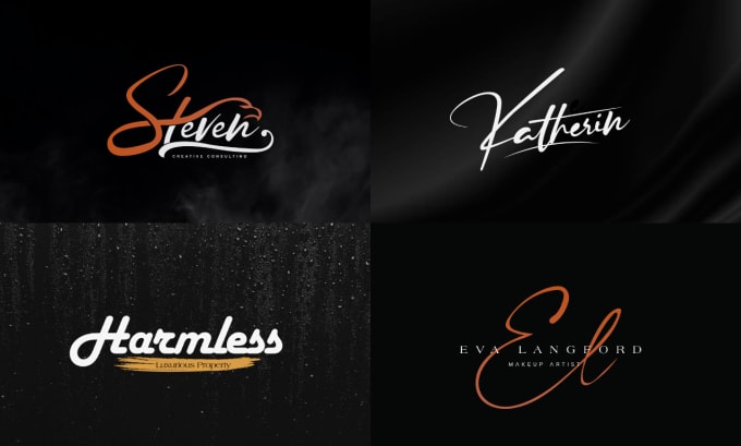 Gig Preview - Design calligraphy signature handwritten script typography font watermark logo