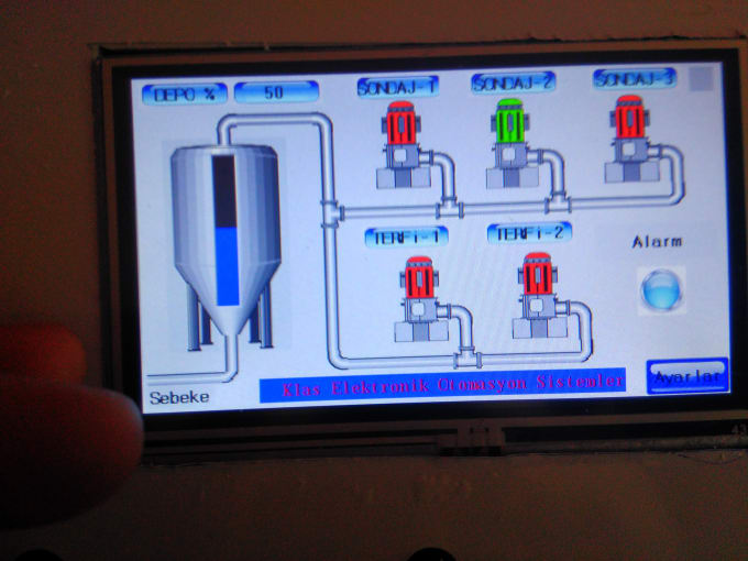 Gig Preview - Design, nextion hmi, user gui and communicate with any micro