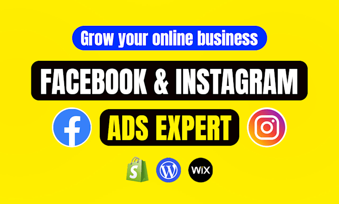 Bestseller - setup shopify facebook ads, instagram ads campaign, fb marketing, fb advertising